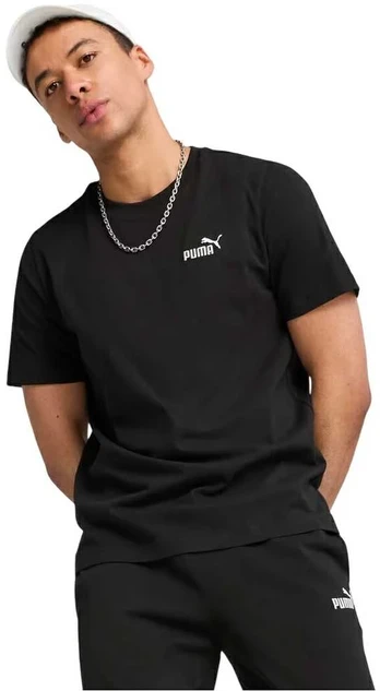 Puma Marškinėliai Vyrams Ess Small No.1 Logo Tee Juodas 682534 01