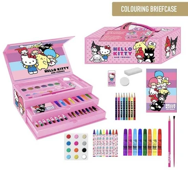 CERDÁ Hello Kitty colouring stationery case