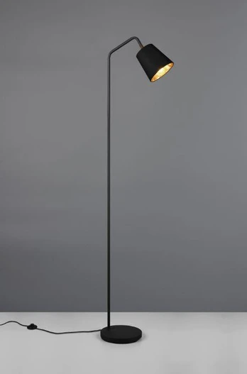 Buddy floor lamp E27 matt black/gold gaismeklis