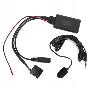 Automobilinis Bluetooth Aux-in adapteris su mikrofonu