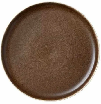 Studio Round North pietų lėkštė, 21 cm, matinės baltos/matinės rudos spalvos