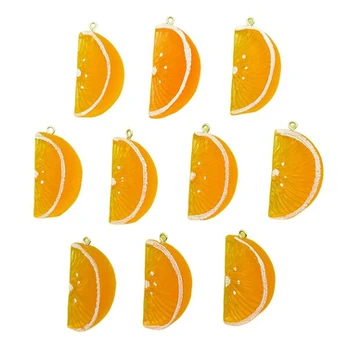 3D pakabukai, 10pcs Orange Long Strips