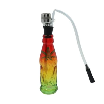 Fajka Mini Stiklinė Vandens Butelio Pypkė