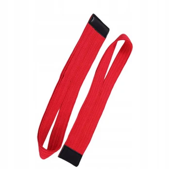 1 pora riešo įtvarų štangos kėlimui Power Protector Booster dirželių rankenos raudonos