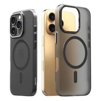 Araree etui Aero Frame iPhone 16 Pro 6.3" przeźroczysty-juoda|clear juodas AR20-02121A