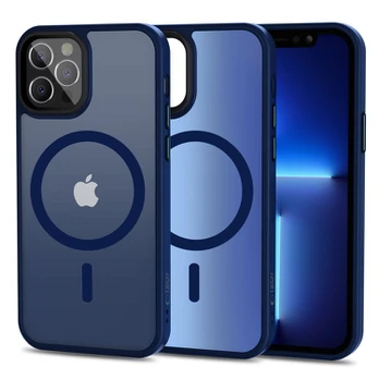 Matinis mėlynas dėklas Apple iPhone 12 / 12 Pro telefonui "Tech-Protect Magmat Magsafe"