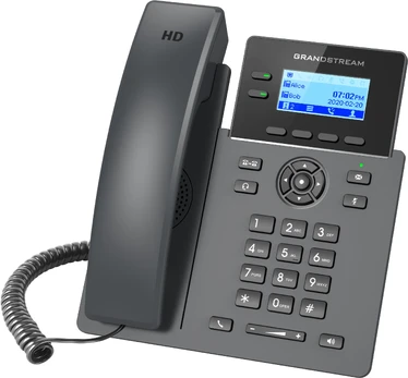 Grandstream Networks GRP2602 IP telefonas Juodas 2 eilučių LCD