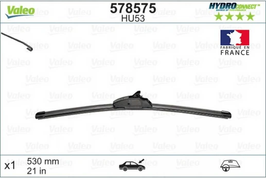 Valytuvas Valeo HydroConnect HU53, 530 mm