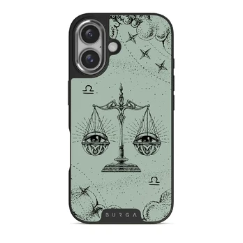 Libra - iPhone 16 Plus Case, Elite Dark (MagSafe) / Silver / Turquoise