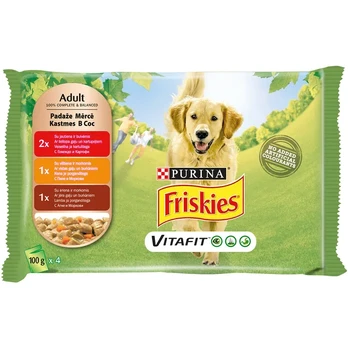 Konservų rinkinys su mėsa šunims FRISKIES, 340 g
