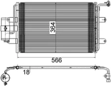 MAHLE AC 180 000S Kondensatorius, oro kondicionierius