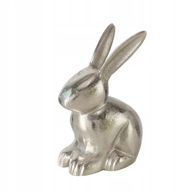 Boltze sidabrinis metalinis zuikis, 9,5 cm