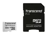 "TRANSCEND High Endurance 32GB microSDHC Class10 21MB/s MLC" su adapteriu