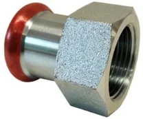 Assotherm reducing press fitting. FF. 3/4. Ø28 mm