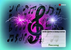 Sąsiuvinis Disco Muzika, natų, 12 lapų