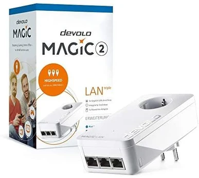 Magic 2 LAN triple + Single, Powerline