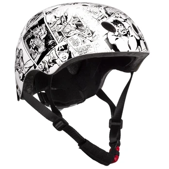 Šalmas AVENGERS 52-56cm (balta/juoda)