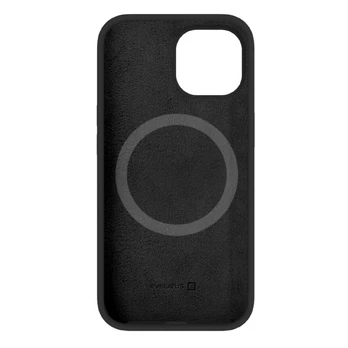 Evelatus iPhone 15 Premium Magsafe Soft Touch silikoninis dėklas Apple juodas