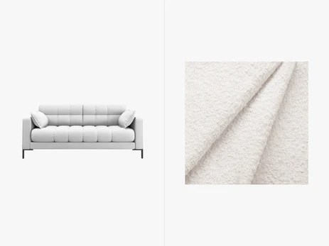 Sofa, Mamaia, 2 sėdimos vietos, 152x96x75, Balta