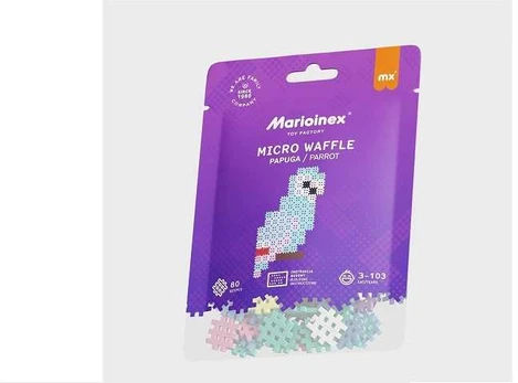Marioinex 15 Klocki micro waffle 80el Papuga 05883 DOD.15%