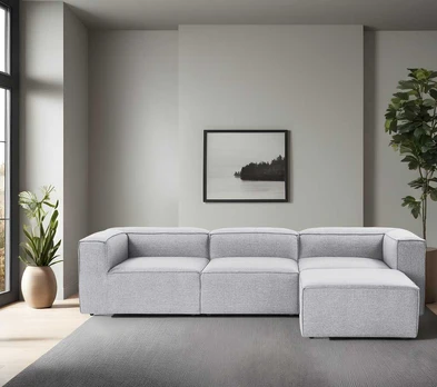 Kampinė sofa Fora - Pilkas