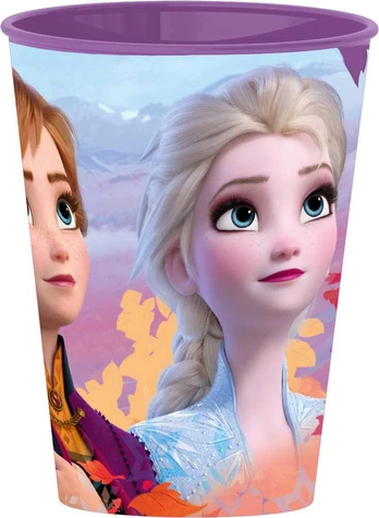 Disney Ledo šalis stiklinė, plastikinė 260 ml