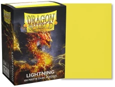 Dragon Shield Standard Matte Dual Sleeves - Lightning (100 Vnt) kaina