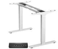 DESK FRAME MOTORISED/WHITE CDF222E-W ONKRON kaina