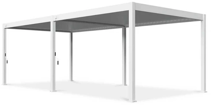 Pavėsinė Pergola DELUXE 3.6x7.2, Baltas