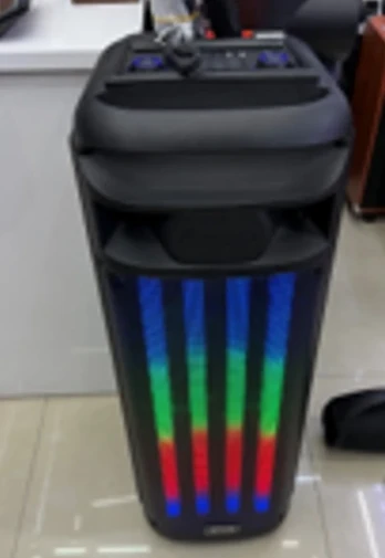 belaidė garso kolonėlė su mikrofonu ir led apšvietimu, 40 W