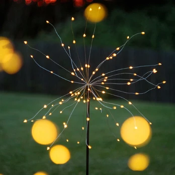 Lauko dekoracija su saulės baterija BIG FIREWORK SOLAR