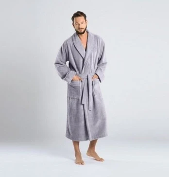 Vyriškas chalatas Grantas silver XL