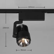 LED prožektorius Radiatorius DUOline, CCT, juodas matinis