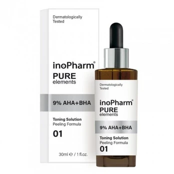 INOPHARM, veido pilingas su 9% AHA + BHA, 30 ml