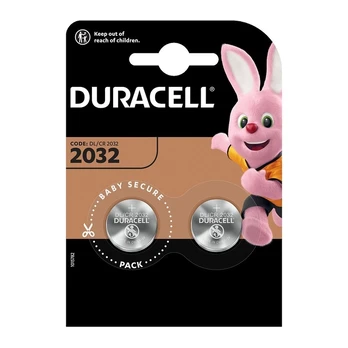 Baterijos DURACELL 2032 tipo, 2 vnt.