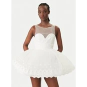 Bardot Kokteilinė suknelė Hilda Hoop 60223DB Balta Regular Fit
