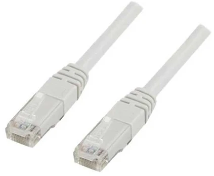 DELTACO U/UTP Cat6 patchkabel 35m, vit