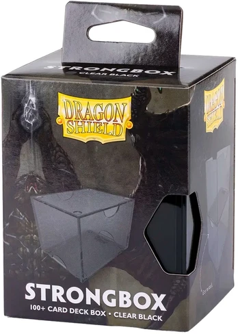 Dragon Shield Strongbox Box - Clear Juodas