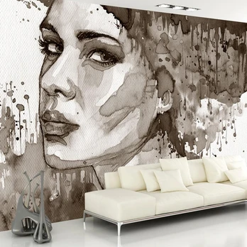 Artgeist Fototapetas - Juodas Lady