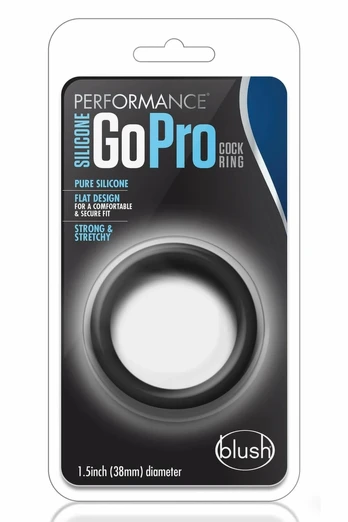 Performance Silicone Go Pro Black Comfort Ring 4.4 cm