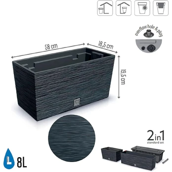 Prosperplast<div class="int_ce_html"> VAGIŠĖS BĖLĖ – antracitas</div>
