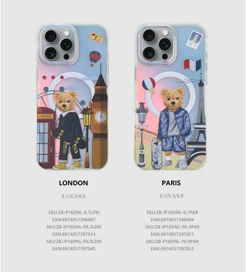 ZUCK BEAR case DARNELL FROSTED LASER compatible with MagSafe for IPHONE 16 Pro paris