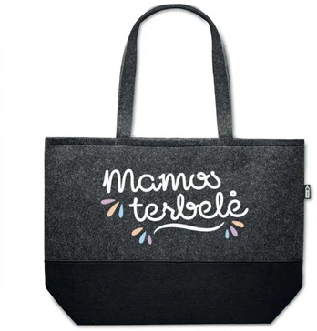 Eko-veltinio pirkinių krepšys "Mamos terbelė"