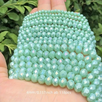 Karoliukai, 4mm/0.157inch ab 118pcs