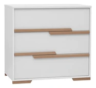 Komoda Pinio Snap, balta, 98.5 x 56 cm x 93 cm