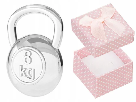 Sidabrinis pakabukas "kettlebell" 925, 1.3g
