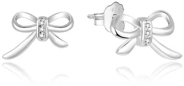Beneto Charming sidabrinis bow earrings AGUP809L