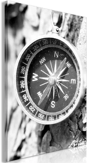 Artgeist Paveikslas - Juodas and Baltas Compass (1 Part) Vertical kaina