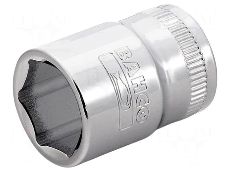 Socket | 6-angles,socket spanner | HEX 16mm | 3/8" | tool steel