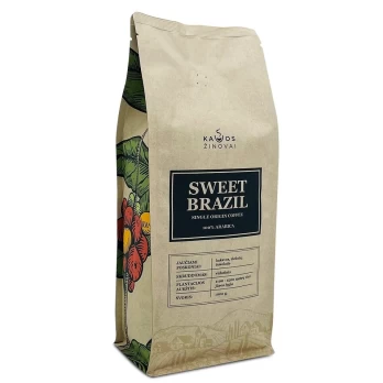 Kavos Pupelės "Sweet Brazil Single Origin" 1kg.